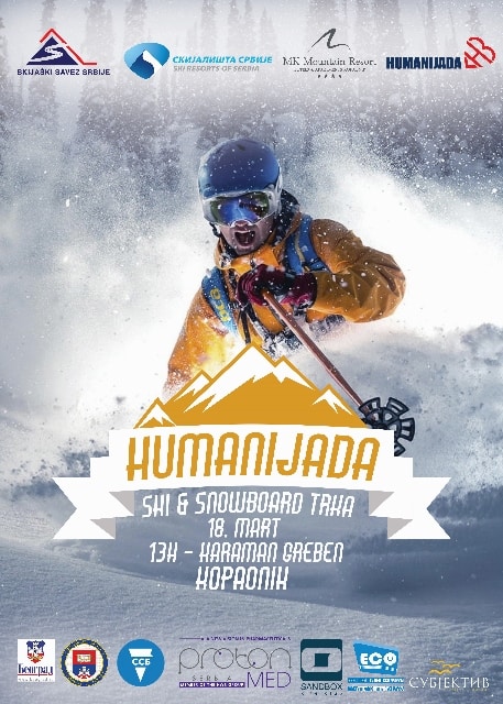Humanijada: Sa velikim zadovoljstvom Vas obaveštavamo da Humanijada dolazi na Kopaonik! Zajedno sa Skijaškim savezom Srbije, MK Mountain resortom